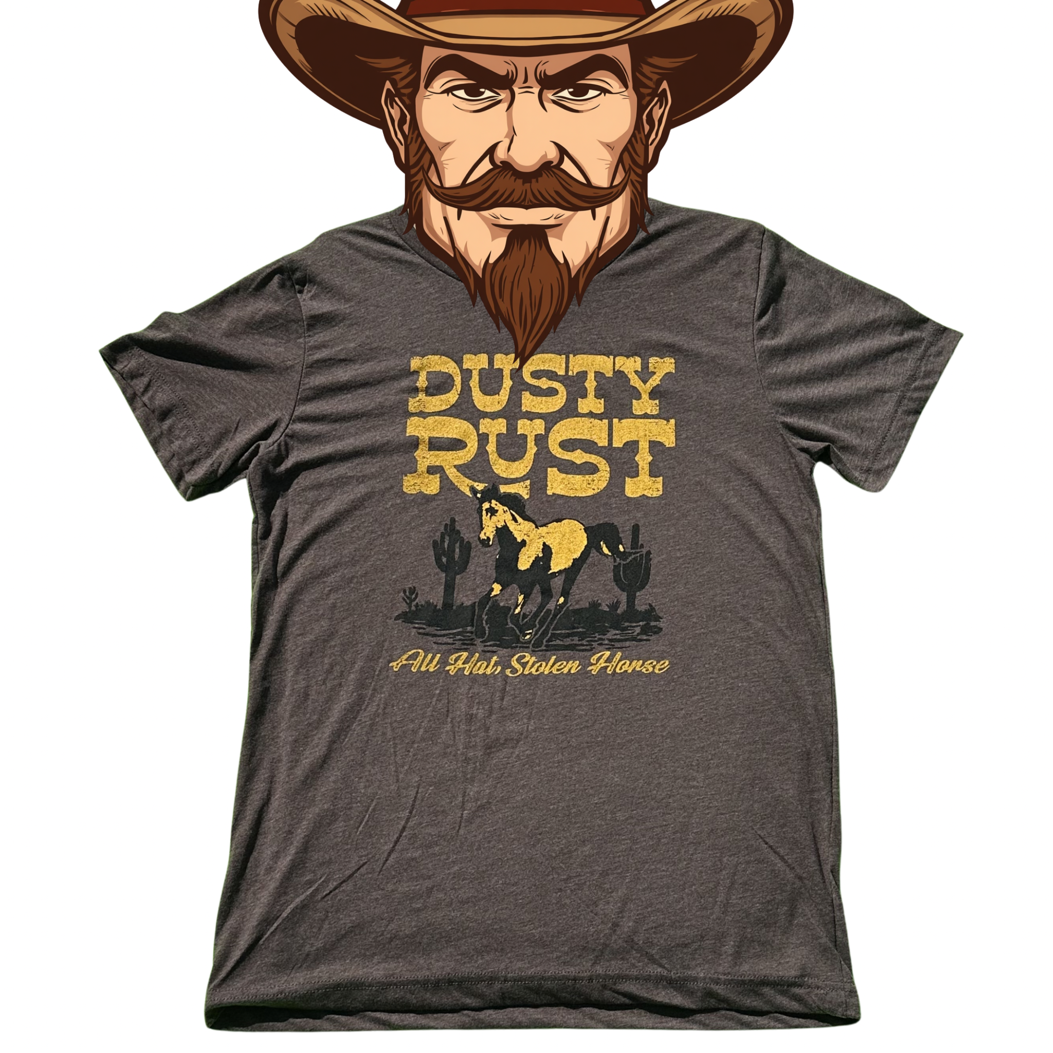 Dusty Rust All Hat, Stolen Horse Tee